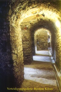View at the Defense Gallery of the Kilian Bastion